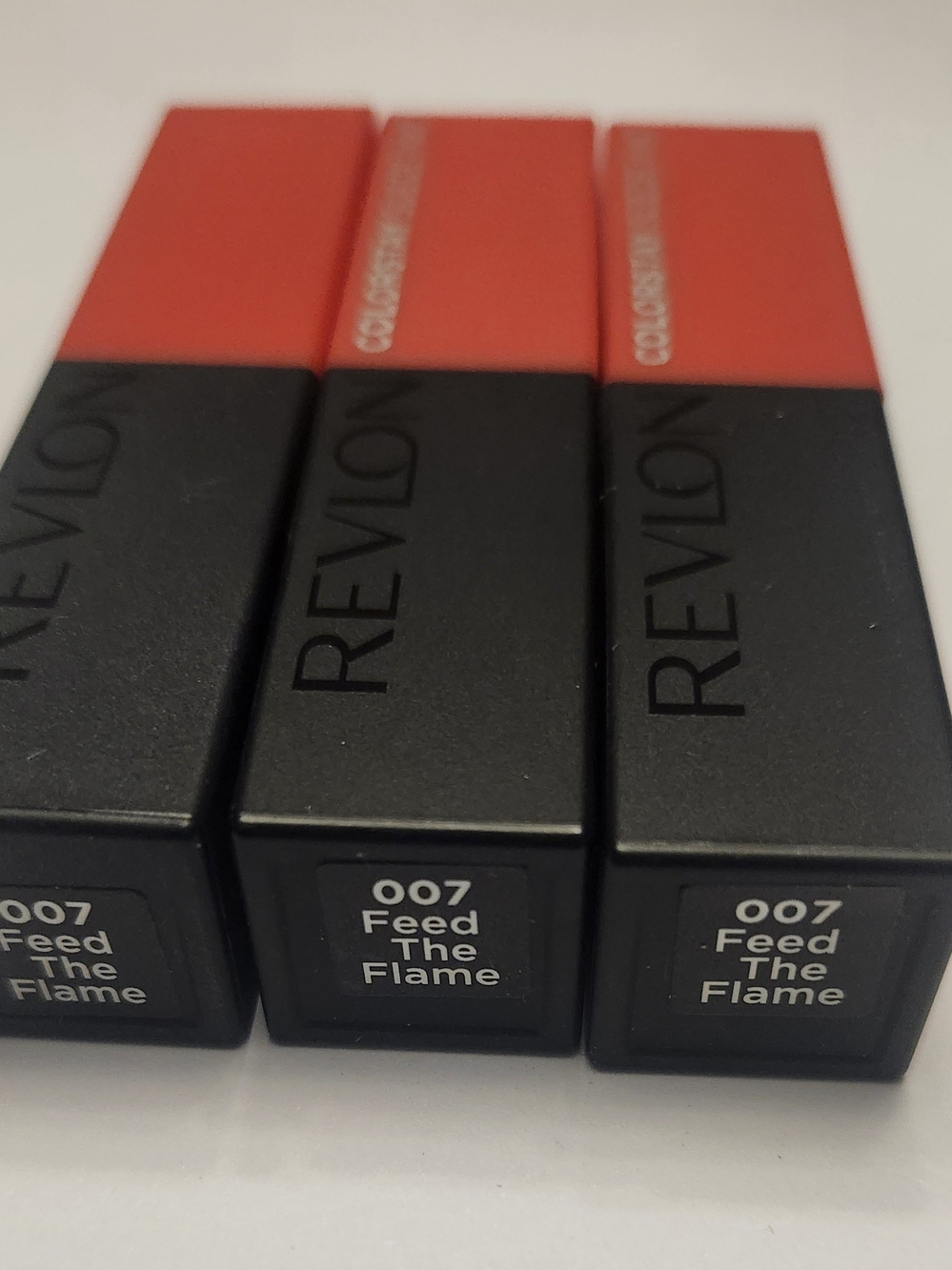 Revlon 007 Feed The Flame Lipstick Trio — Suede Ink New